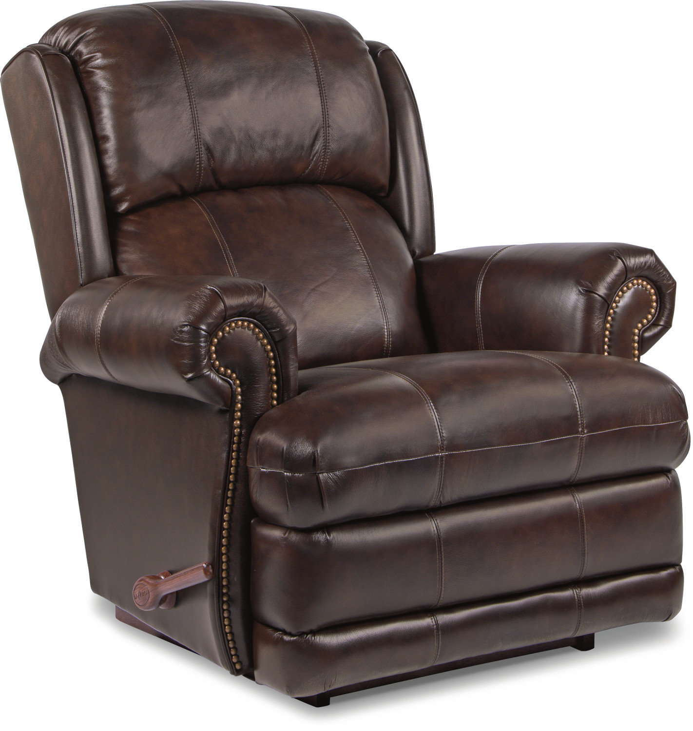 La Z Boy Kirkwood Genuine Leather Recliner Reviews Wayfair