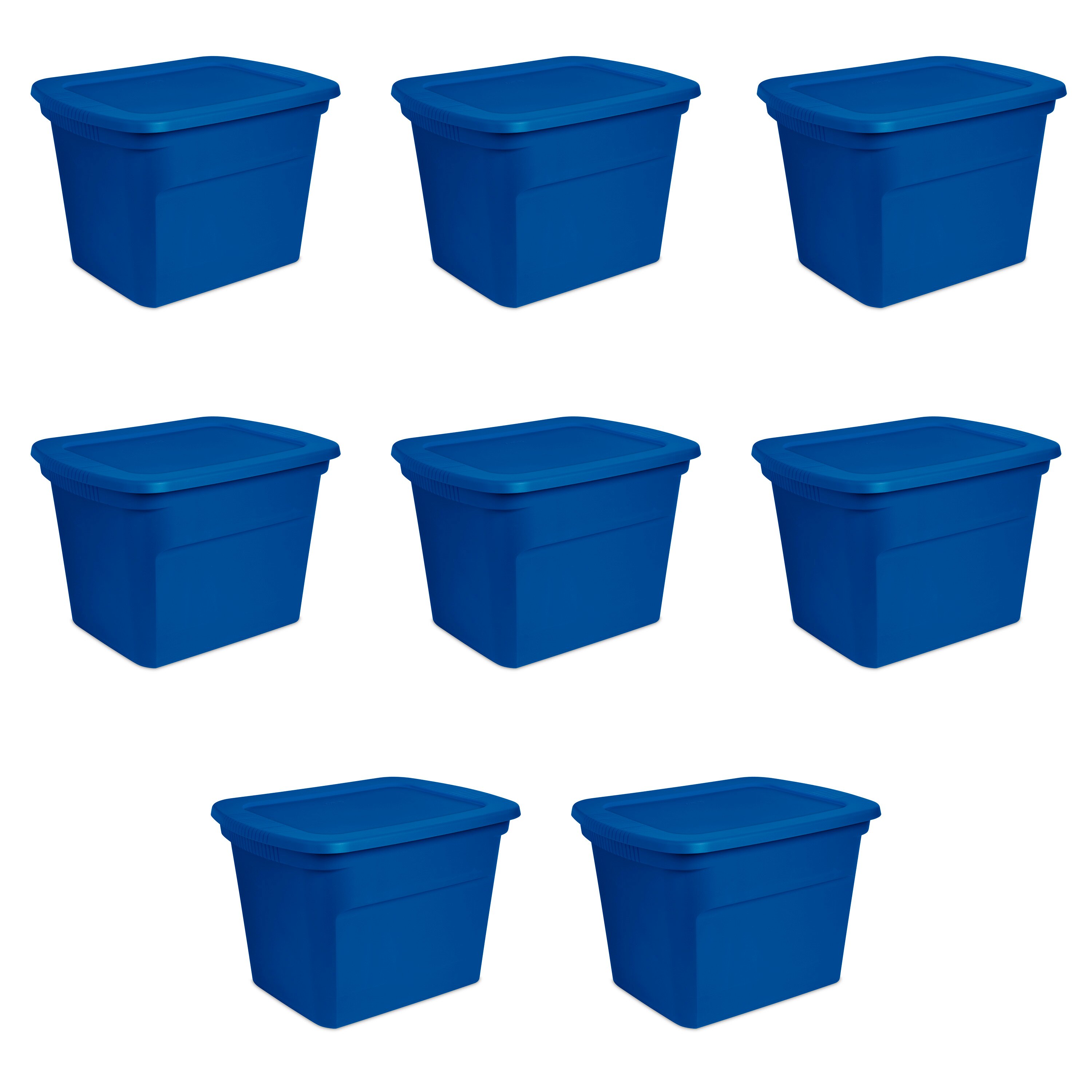 blue storage tote