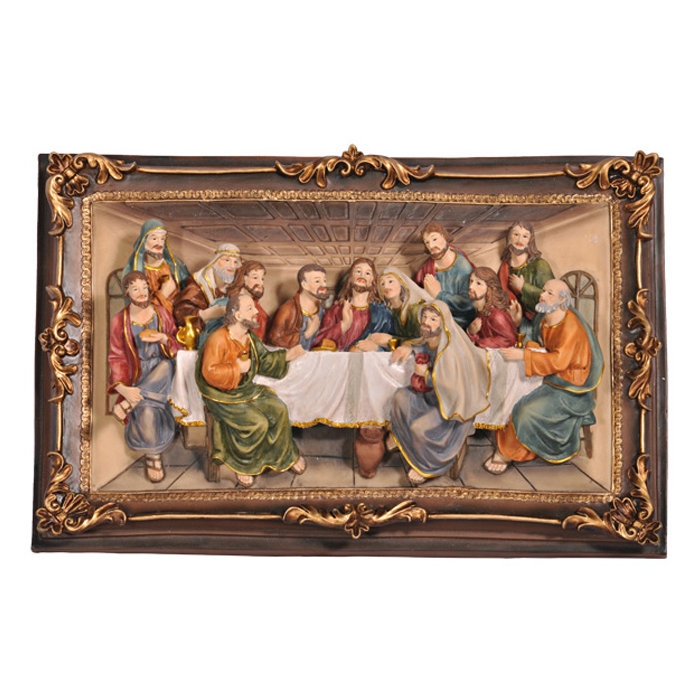 Charlton Home The Last Supper 3 D Plaque Wall Decor Reviews