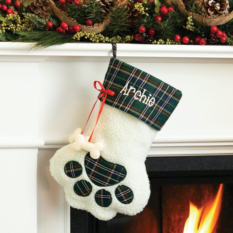 personalised Christmas dog pet stockings