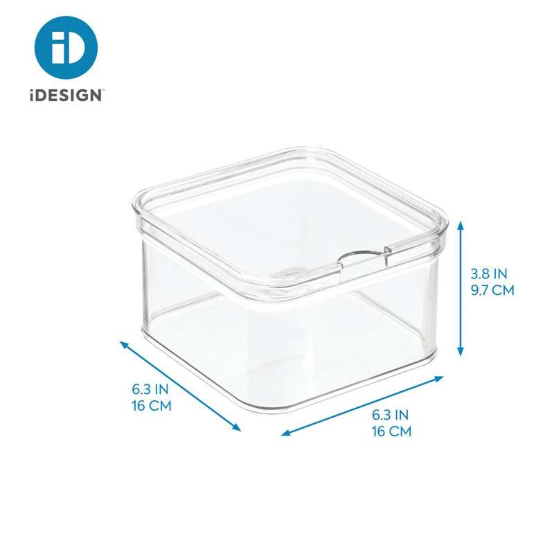 Idesign Crisp Stackable Refrigerator And Pantry Produce Food