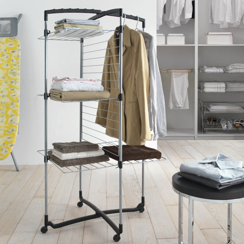 Symple Stuff Faro Plus 3 Tier Tower Airer Freestanding Drying Rack Reviews Wayfair Co Uk