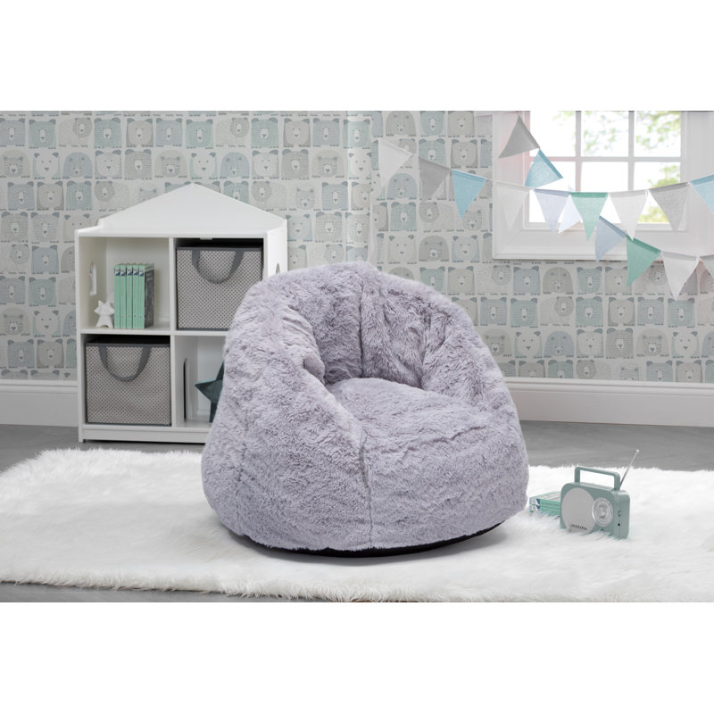Delta Children Snuggle Chair In Grey Filled Foam Reviews Wayfair