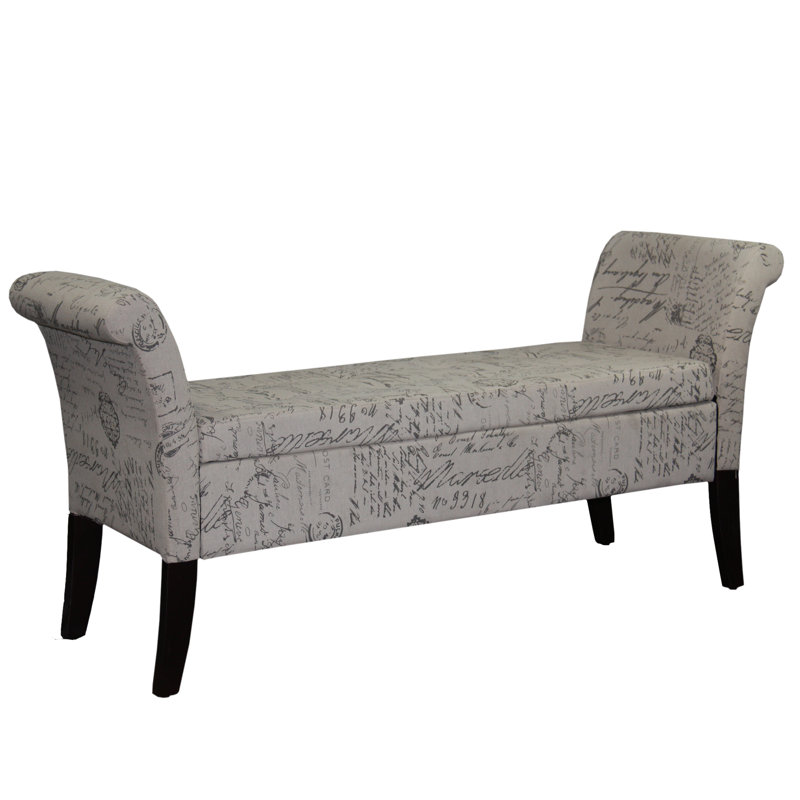 Lark Manor Sartain Upholstered Storage Bench Reviews Wayfair