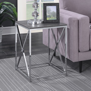 Carrollton Chrome End Table by Zipcode Design