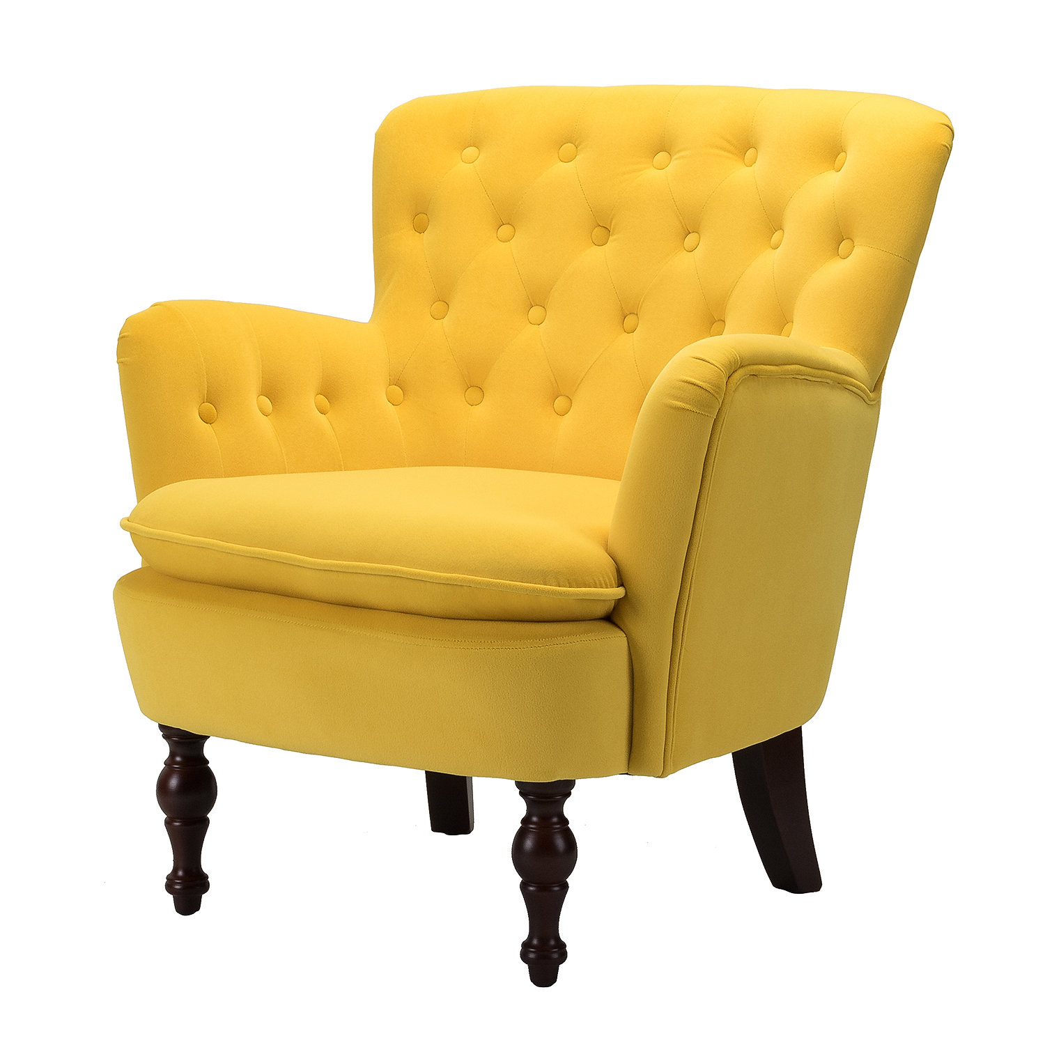 Didonato Velvet Tufted Upholstered Armchair