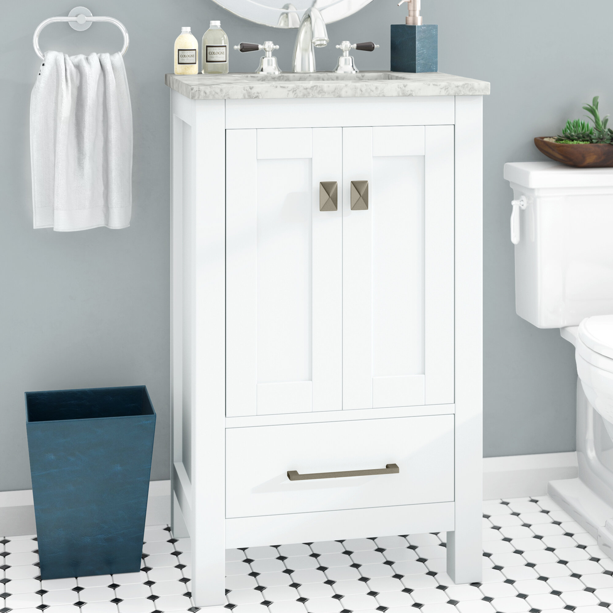 Red Barrel Studio Khadijah 24 Single Bathroom Vanity Set Reviews Wayfair