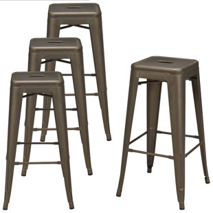 bronze metal counter stools