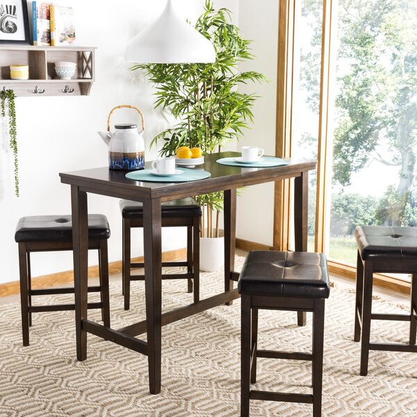 5 piece pub style table and chairs