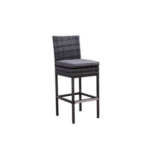 Donley Patio Bar Stool with Cushion by