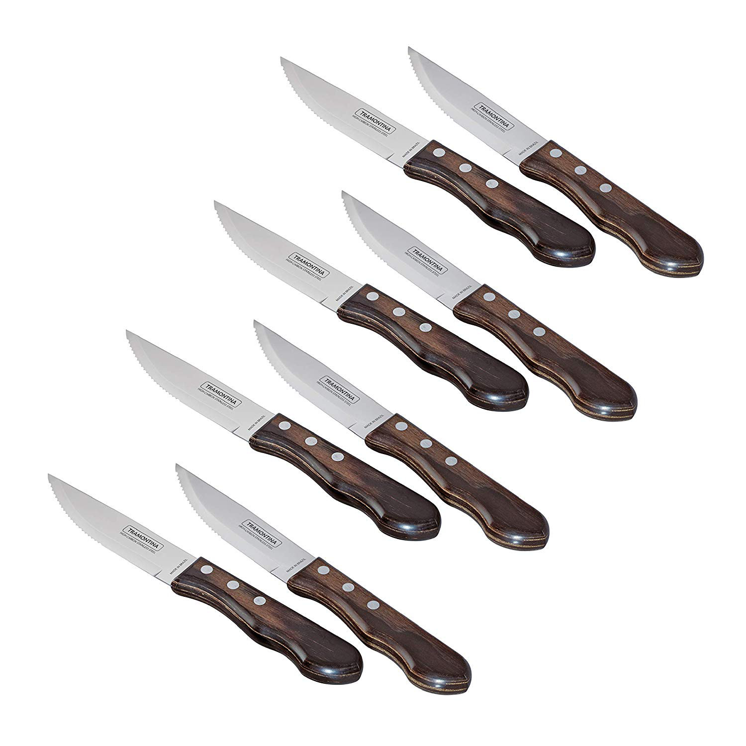 8 steak knives