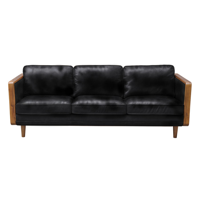Aric Mandalay Oxford Leather Sofa