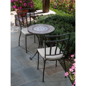 Tremiti 3 Piece Mosaic Bistro Set