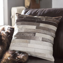 wayfair leather pillows