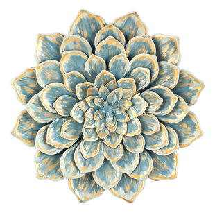 Outdoor Metal Wall Flowers Wayfair Multiple Layer Metal Flower Wall Décor