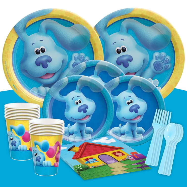 NA Blue''s Clues Party Supplies Kit 16 Guests | Wayfair