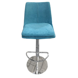 Elco Adjustable Height Swivel Bar Stool by Latitude Run