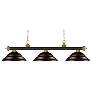 Go to store & view more images Red Barrel Studio Zephyr 3-Light Bell Shade Pool Table Light