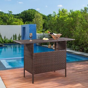 Outdoor Patio Bar Table Wayfair