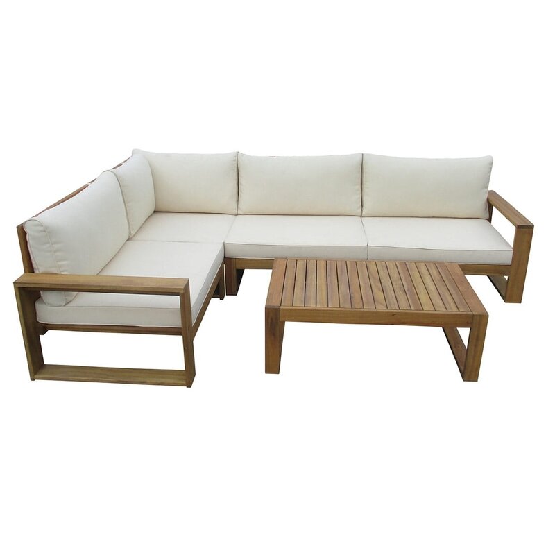 Garten Living 5Sitzer LoungeSet Hauer mit Polster