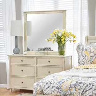 Faron 6 Drawer Double Dresser with Mirror by Canora Grey