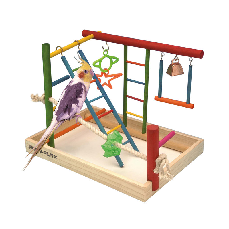Archie & Oscar Emma Large Wooden Playground Bird Activity Center