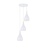 white shade pendant light