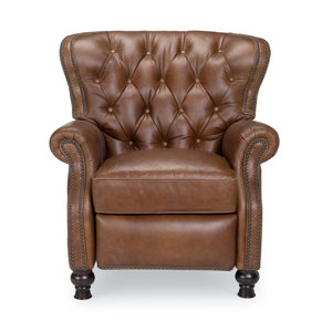Laurel Foundry Modern Farmhouse Lenihan Leather Manual Recliner Dunakak Penpern