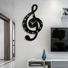Living Room Grunge Style Valentine Silent Wall Clock Battery Operated Non Ticking 12 Inch Wall Clocks Decorative for Home