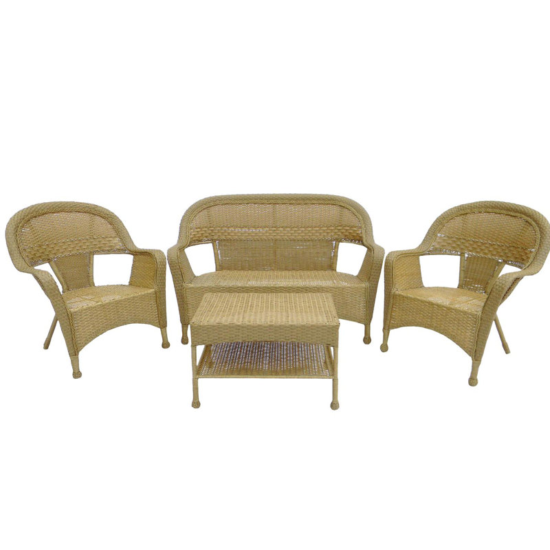 Darby Home Co Ola Outdoor Patio Furniture 4 Piece Sofa Seating Group Wayfair