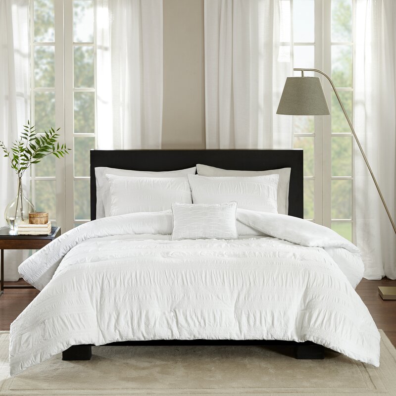 Greyleigh Fite Seersucker Duvet Cover Set Reviews Wayfair