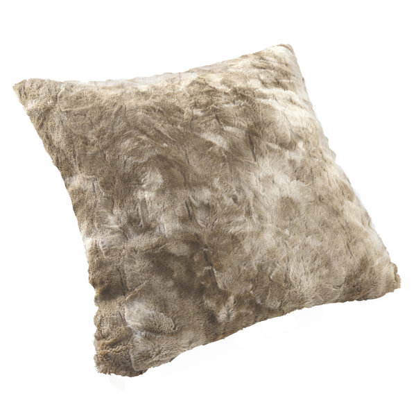 Trule Epps Faux Fur Decorative Pillow Cover Reviews Wayfair