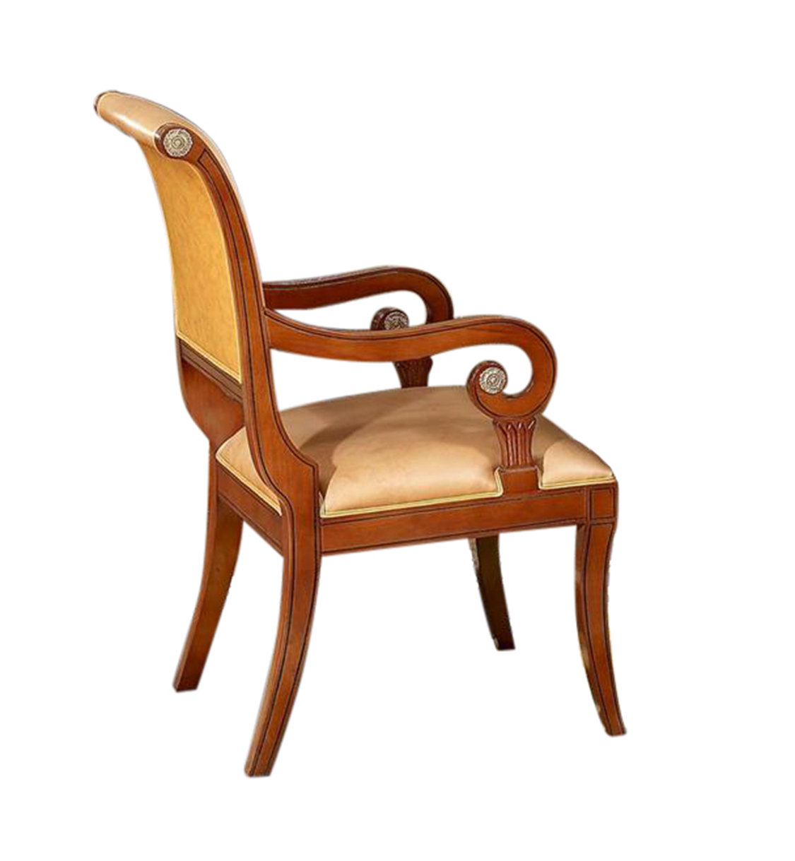 InfinityFurnitureImport Empire Leather Dining Armchair Wayfair