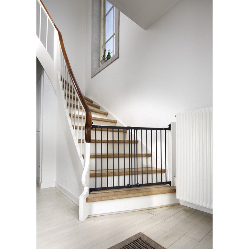 BabyDan Flexifit Wooden Safety Gate White