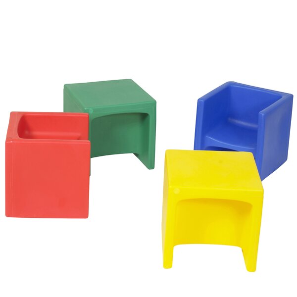 4 small cubes Montessori Cube Chair Set