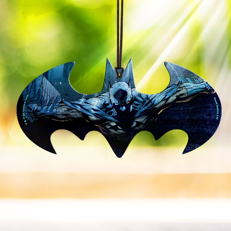 Trend Setters Batman Cape and Cowl Hanging Acrylic Bat Symbol Holiday  Shaped Decoration | Wayfair