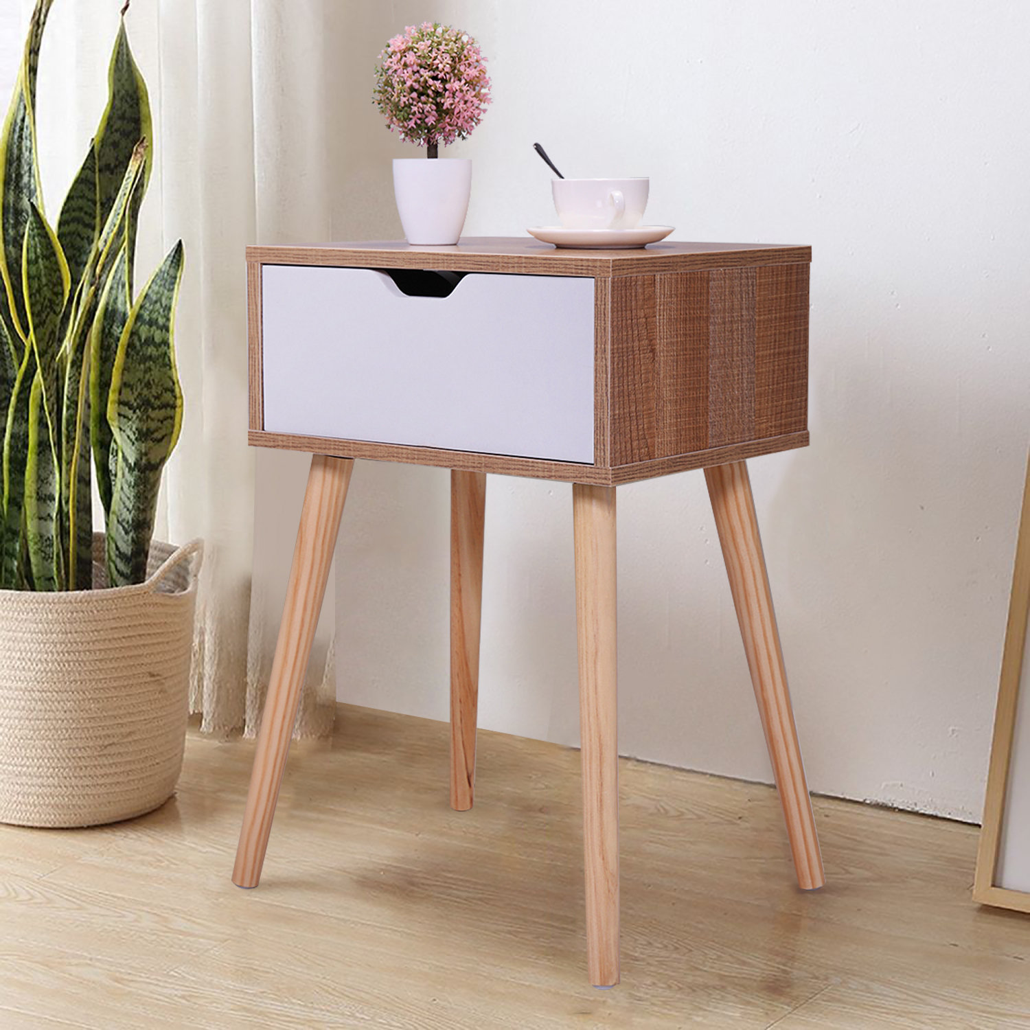 Wrought Studio Gwendolyn End Table Set With Storage Reviews Wayfair