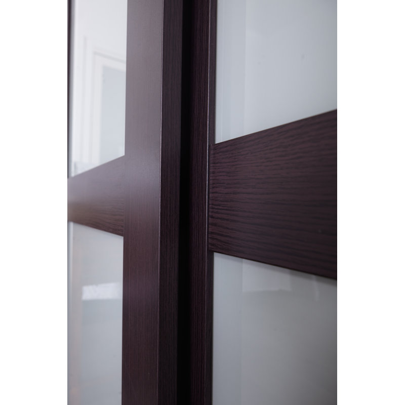 Erias Home Designs Glass Sliding Closet Doors Reviews Wayfair