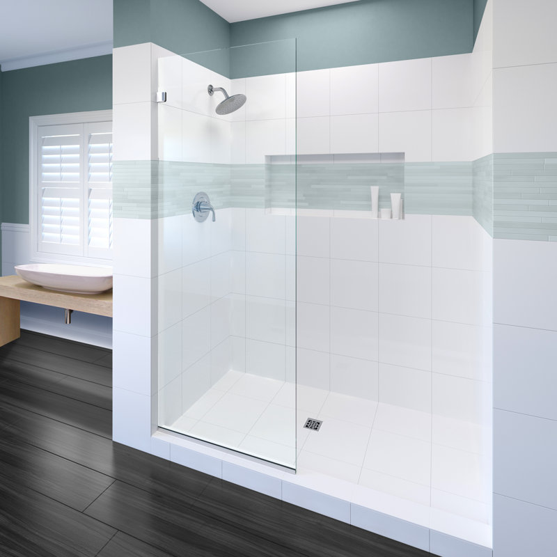 Basco Celesta 36 X 76 Frameless Shower Door Wayfair