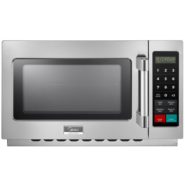 Midea Commercial Microwave Ovens 21 75 1 2 Cubic Feet Cu Ft Countertop Microwave Wayfair