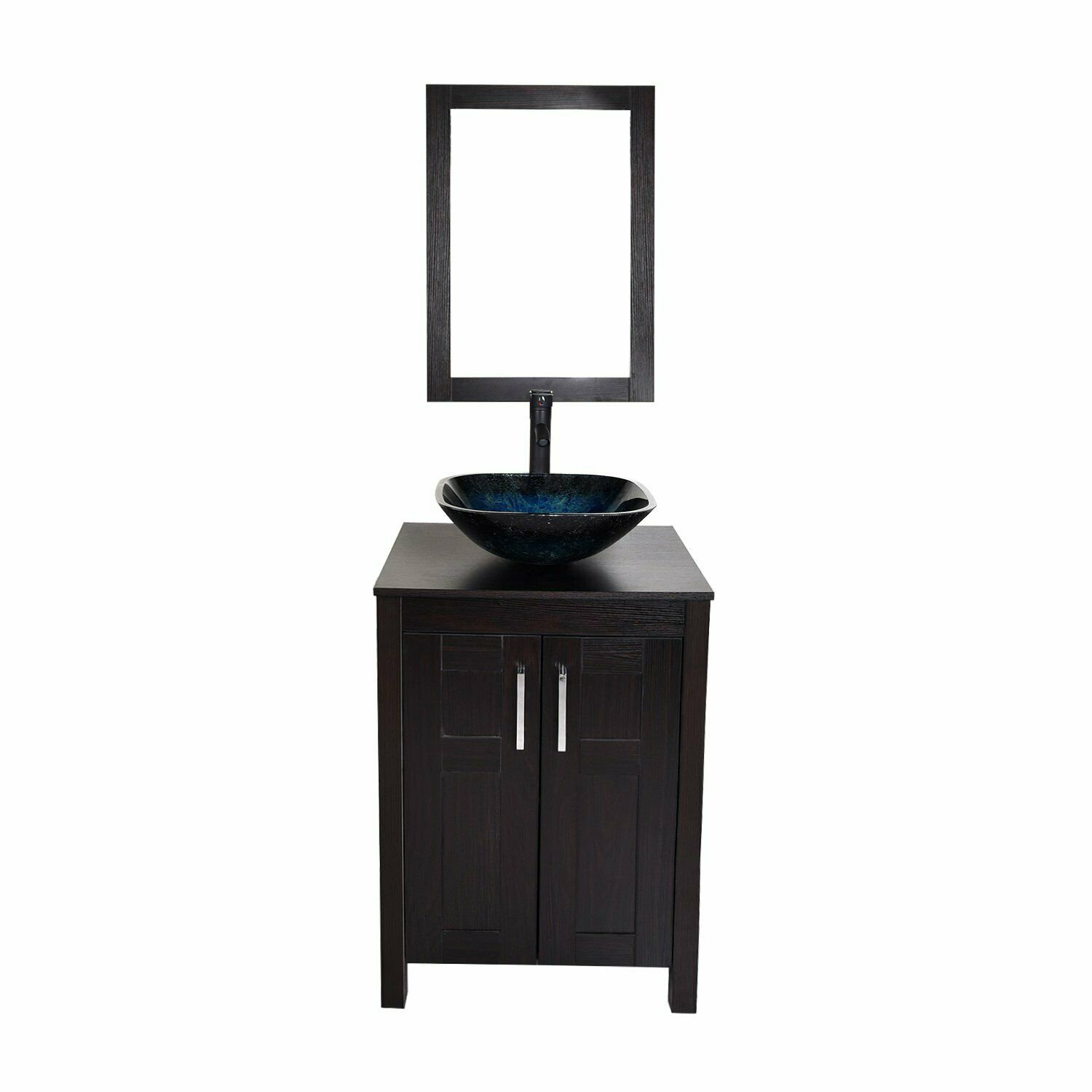 Ebern Designs Korn 24 Single Bathroom Vanity Set With Mirror Wayfair