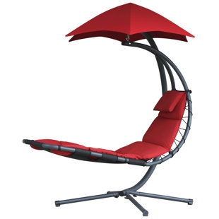 Go to store & view more images Ebern Designs Maglione Hanging Chaise Lounger