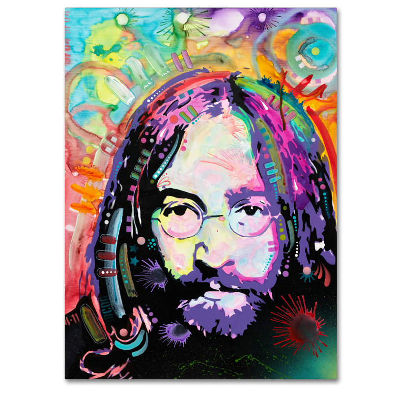 Trademark Art Purple Haze All Across Lennon S Mind Graphic Art Print On Wrapped Canvas Wayfair