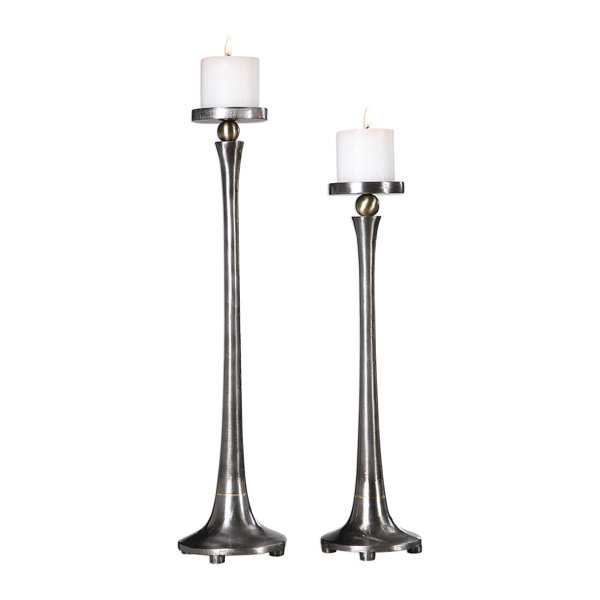 Antique Cast Iron Candle Holders Wayfair