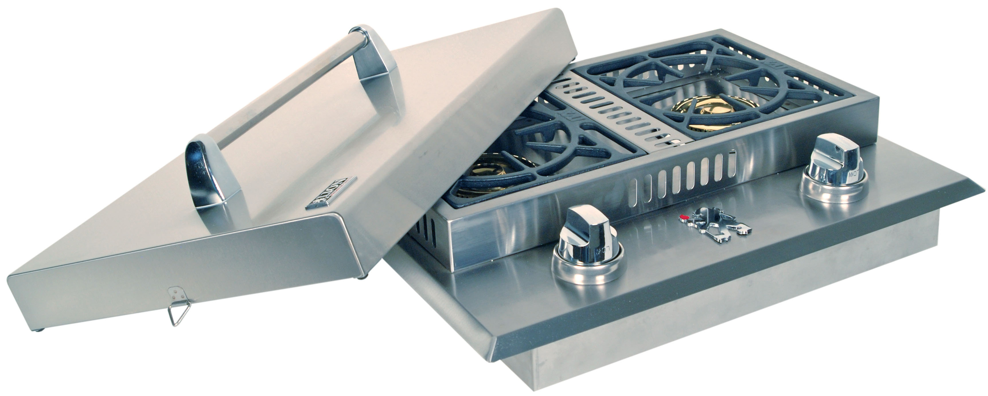 Lion Premium Grills Double DropIn Side Burner & Reviews Wayfair