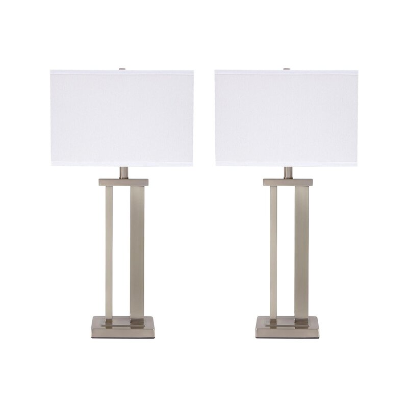 silver table lamps the range