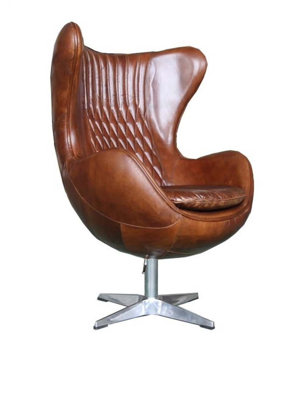 Williston Forge Randle Swivel Leather Armchair Wayfair Co Uk