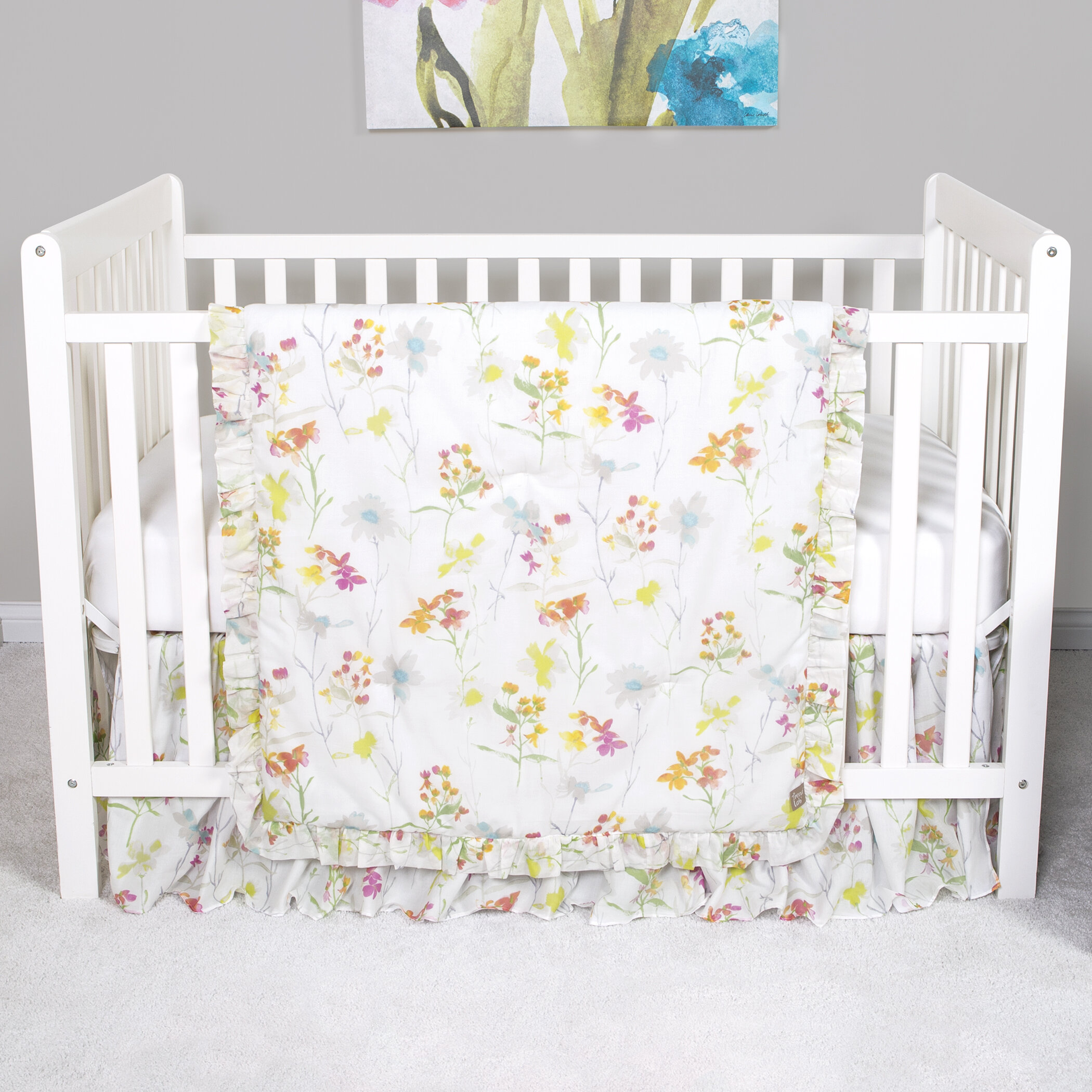 wildflower crib bedding