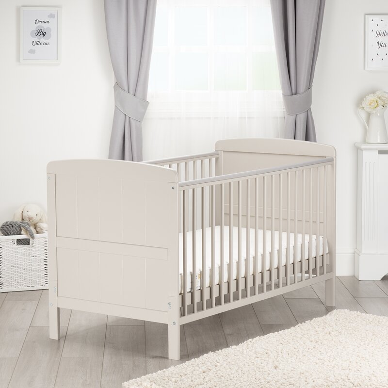 wayfair grey cot bed