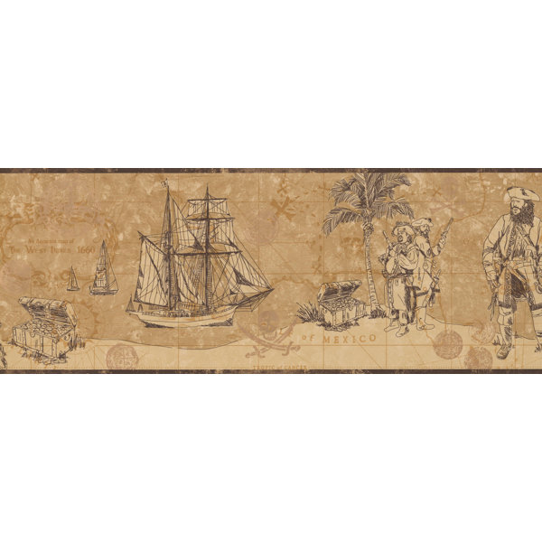 Pirate Map Wallpaper Wayfair